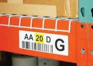 Durable Warehouse Rack label