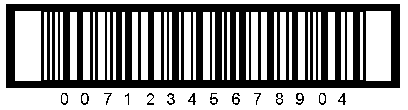 Interleaved 2 of 5 barcode 