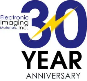 Electronic Imaging Materials Inc. 30 Year Anniversary graphic 