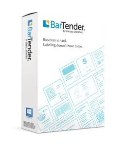 BarTender Label Software 2019 product box