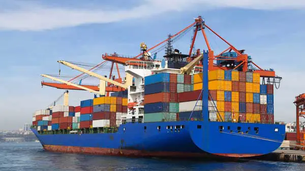 Supply Chain Cargo Ship