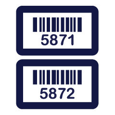 Serialized Numbering Labels Icon