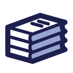 Stacked Books Icon