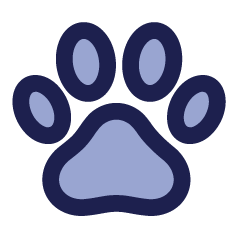 Zoology Paw Print Icon