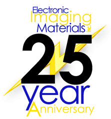 Electronic Imaging Materials 25th Anniversary Logo 