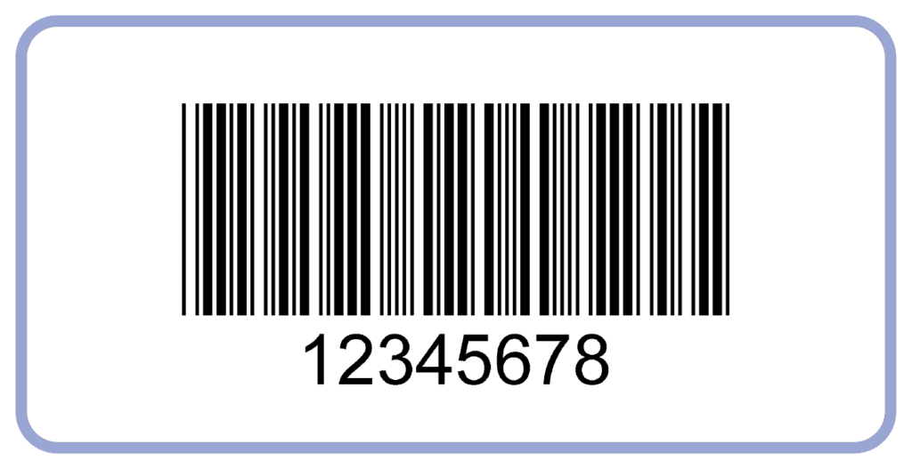 Code 128 barcode label