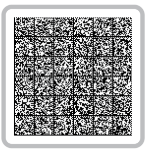 Data matrix 2D barcode example