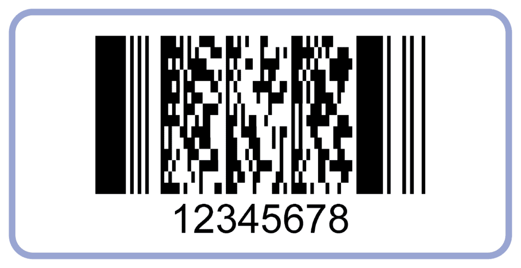 PDF417 barcode label