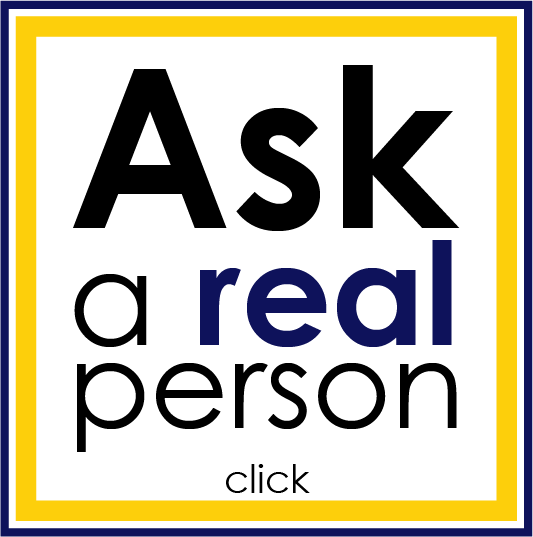 Ask a real person