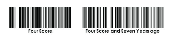 Barcode examples