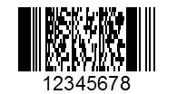 Examlpe of a PDF417 barcode type