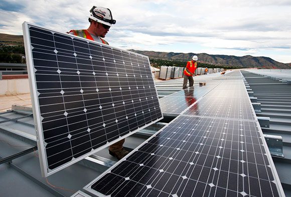 Labeling Solar Panels - green innovations