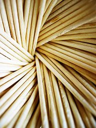 Wooden toothpicks 
