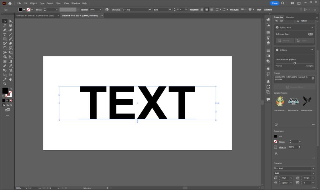 Illustrator outline text tutorial