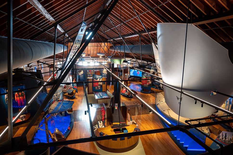 Top-down view of The Sailing Museum 