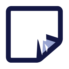 Destructible Security Label Icon