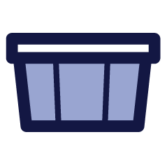 Warehouse Storage Bin Icon