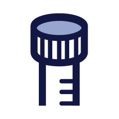 Test Tube Color-Coded Icon