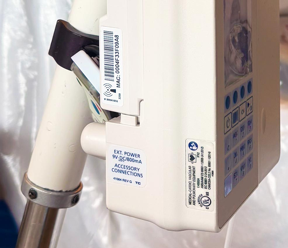 Labeled Spectrum IQ Infusion System medical device